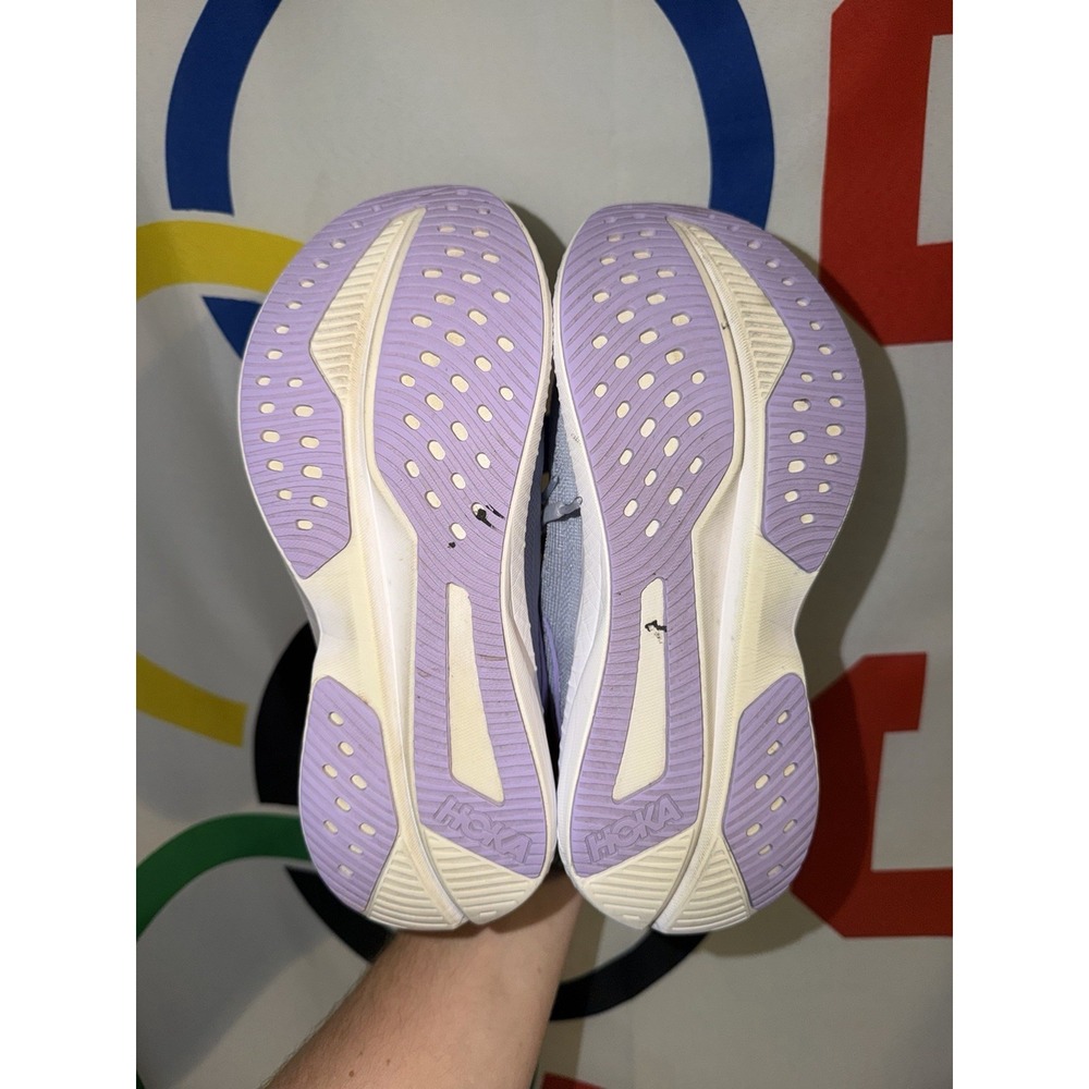 Hoka One One Mach 6 Running Shoes Womens 8.5 Blue Athletic Sneakers - Picture 7 of 8